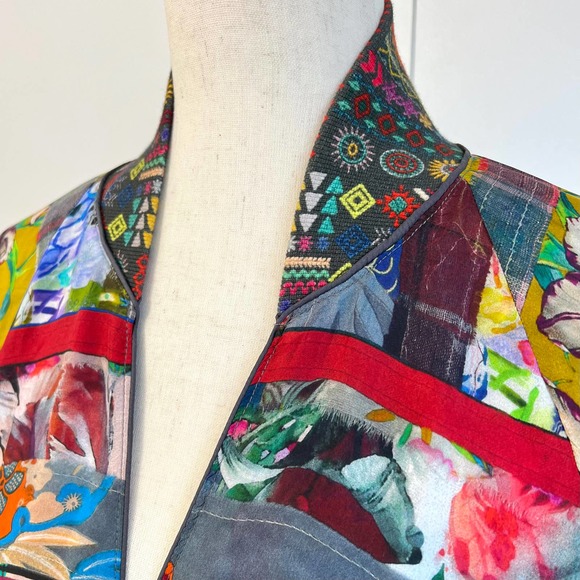 SOLD❗️Johnny Was Silk Sonnet Harmony Reversible Kimono LARGE - Picture 11 of 16